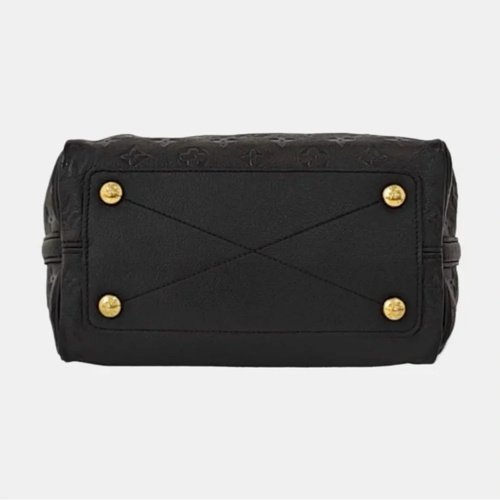 Louis Vuitton Black Embossed Satchel